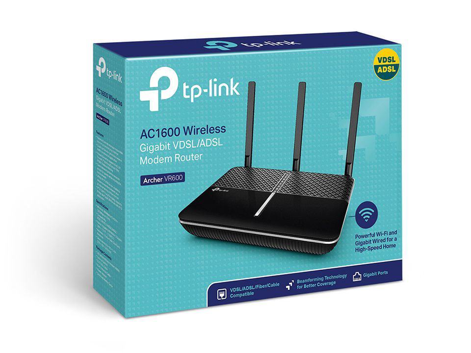 TP-LINK ARCHER VR600 1600MBPS KABLOSUZ GIGABIT VDSL,ADSL ROUTER MODEM